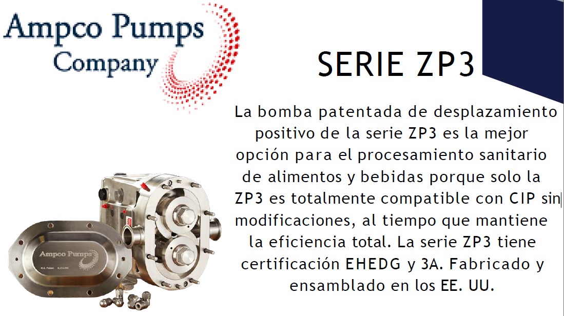bomba de desplazamiento positivo serie zp3