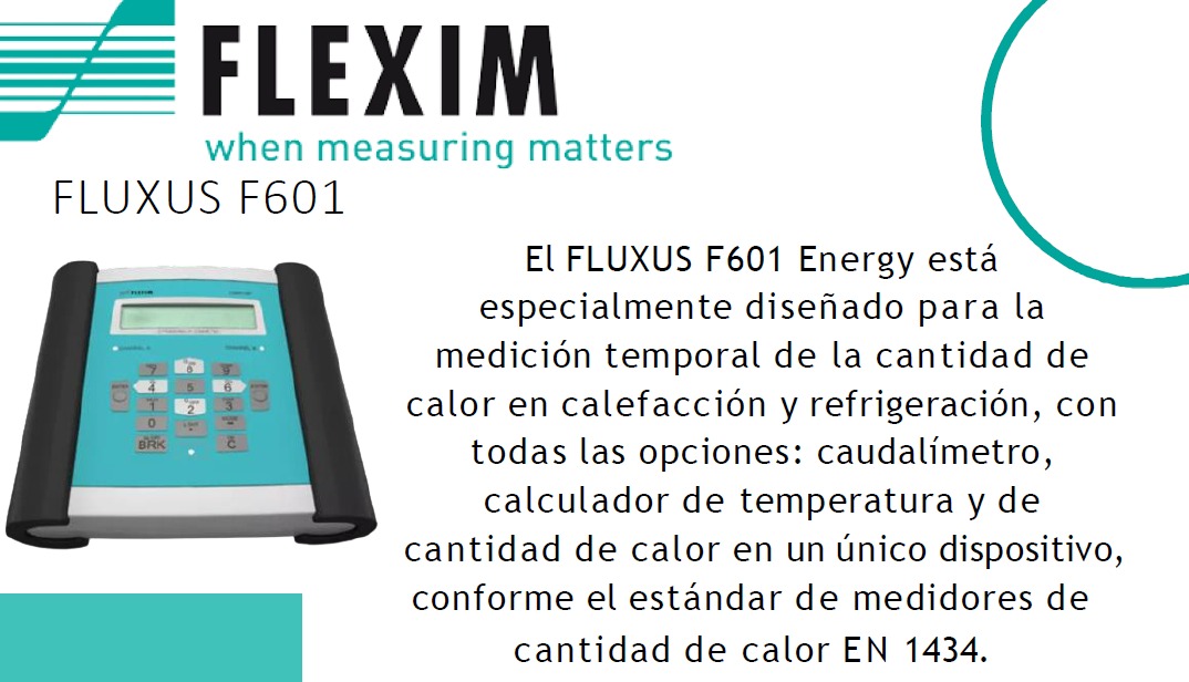 Caudalimetro fluxus F601